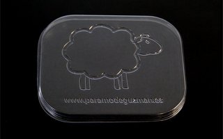 Tapa rectangular para bote metálico