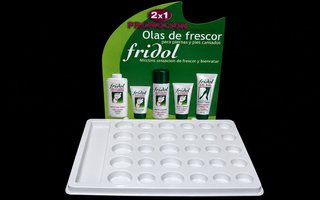 Expositor de 30 huellas y 1 guía