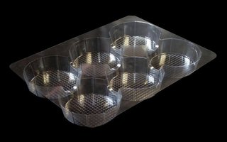 Bandeja para alimentación 6 huecos