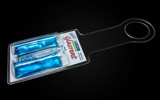 Emblistado colgante para botellas