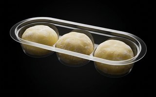 Bandeja de 3 mochis para termosellar
