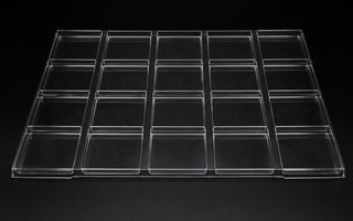 Bandeja de 20 cavidades para fondo de caja