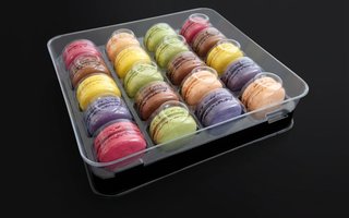 Envase para 20 macarons