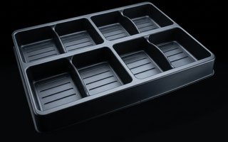 Bandeja de 4 cavidades dobles para juego