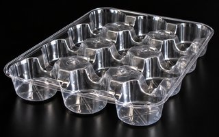 Bandeja de 12 alvéolos para alimentación