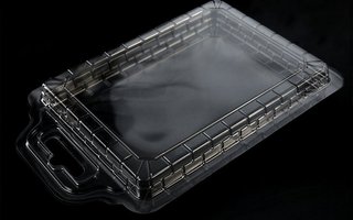 Maletín termoformado transparente