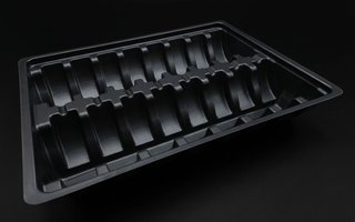Bandeja reutilizable de 2 x 10 piezas