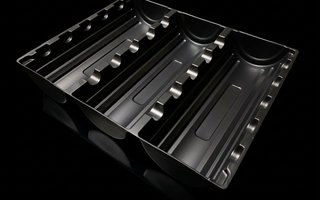 Bandeja desechable para automoción