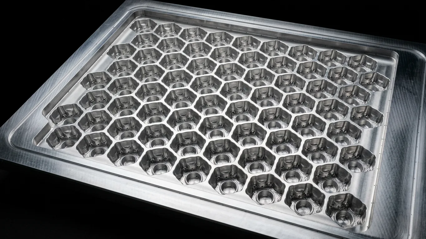 Molde CNC alvéolos hexagonales