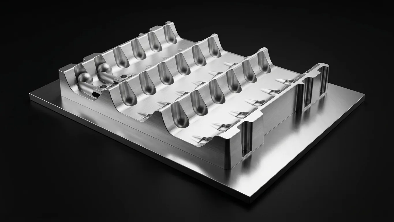 Molde CNC bandeja para automoción