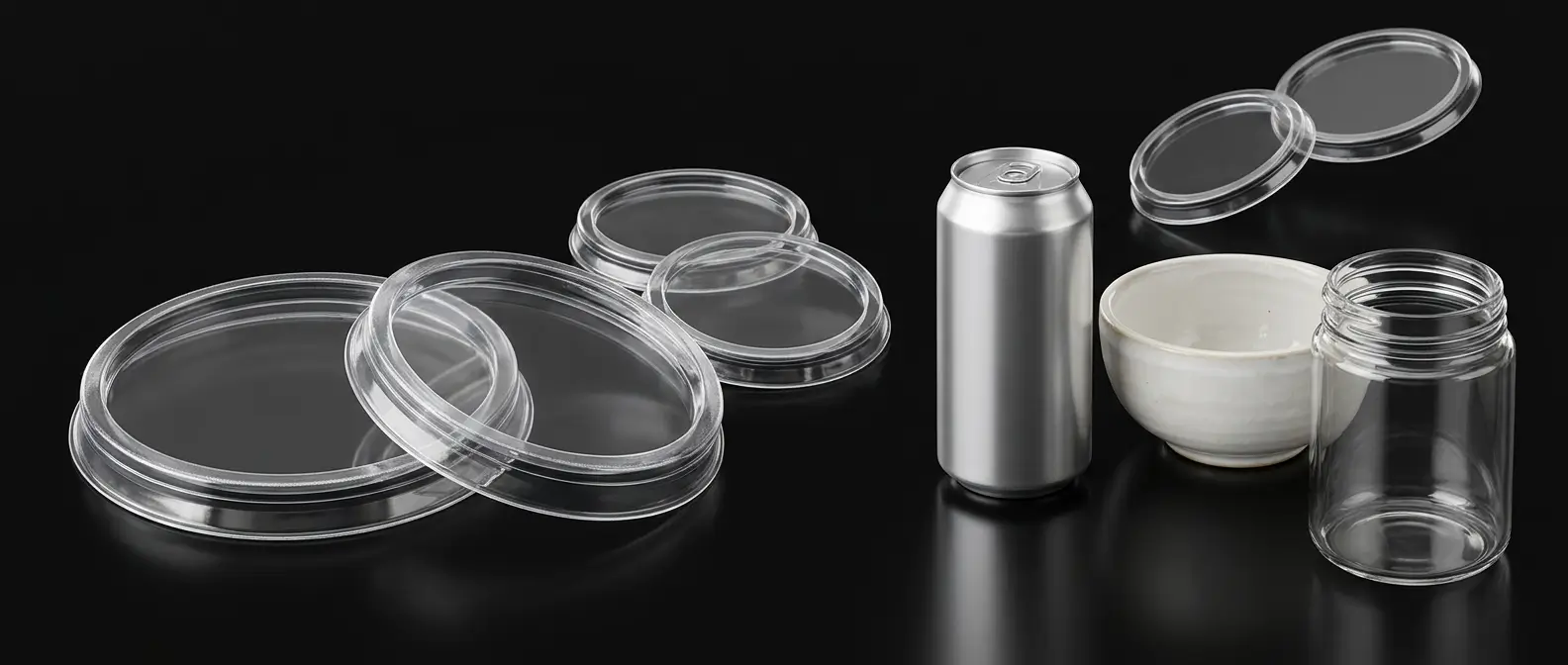 Tapas termoformadas para envases